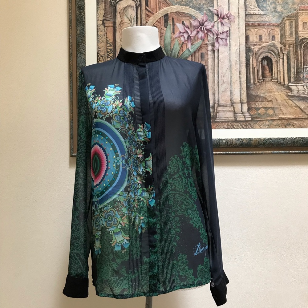 Desigual Long Sleeve Shirt Size S